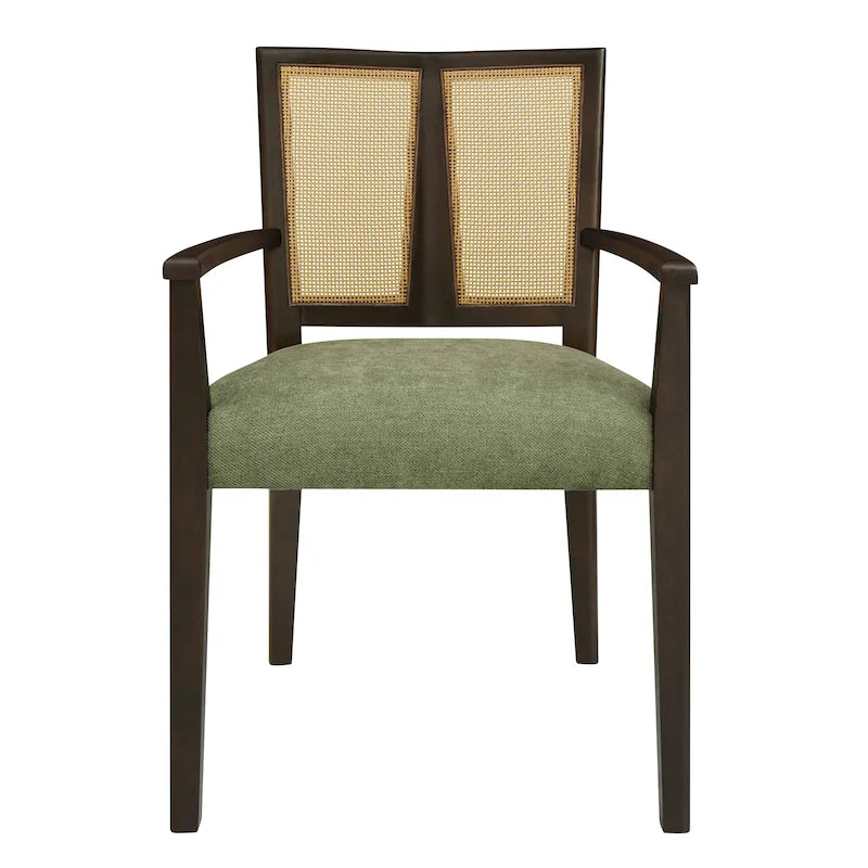 Chaise de salle à manger capitonnée, style moderne du milieu du siècle