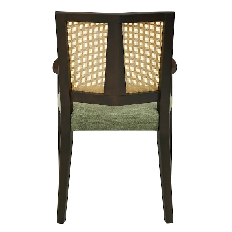 Chaise de salle à manger capitonnée, style moderne du milieu du siècle