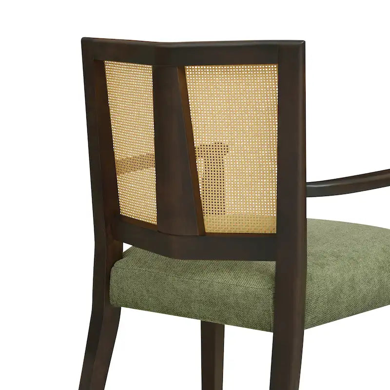Chaise de salle à manger capitonnée, style moderne du milieu du siècle