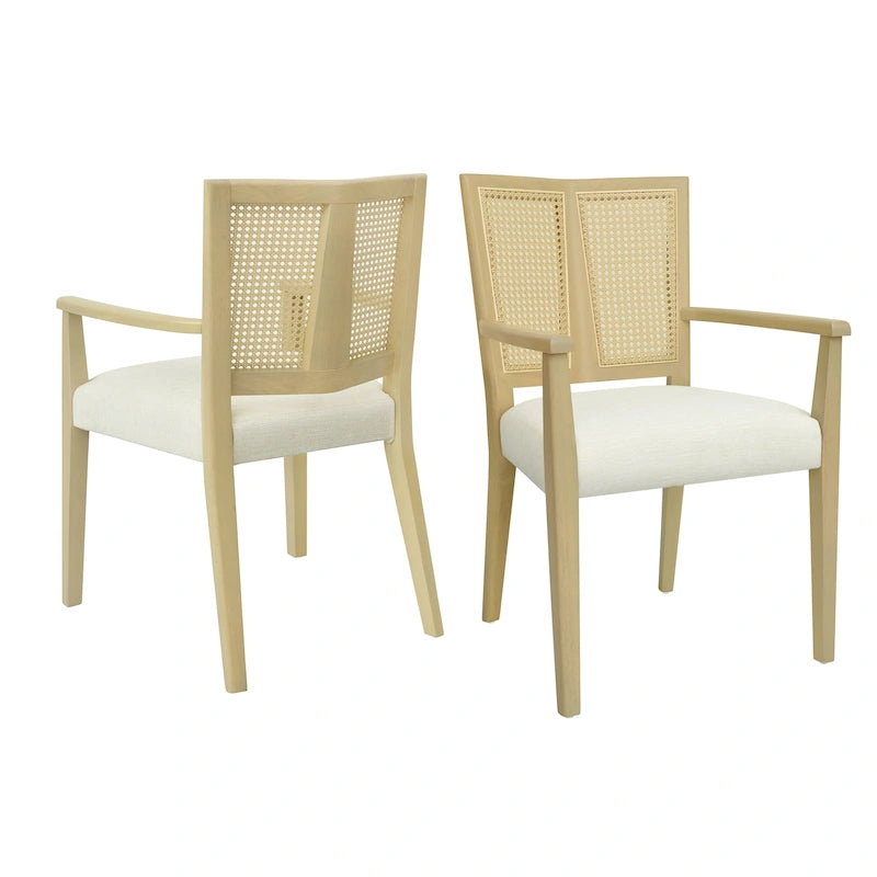 Chaise de salle à manger capitonnée, style moderne du milieu du siècle