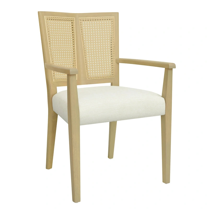 Chaise de salle à manger capitonnée, style moderne du milieu du siècle