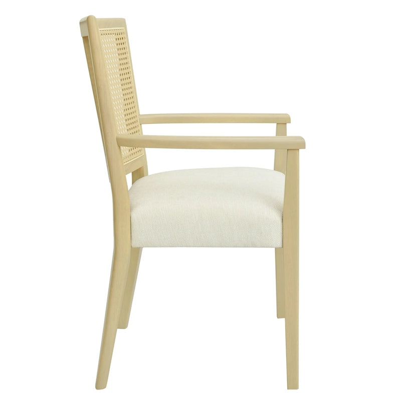 Chaise de salle à manger capitonnée, style moderne du milieu du siècle