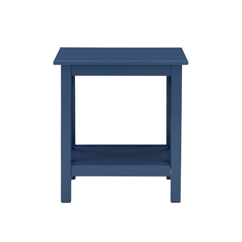 Table d'appoint en bout de canapé style ferme à piètement en X