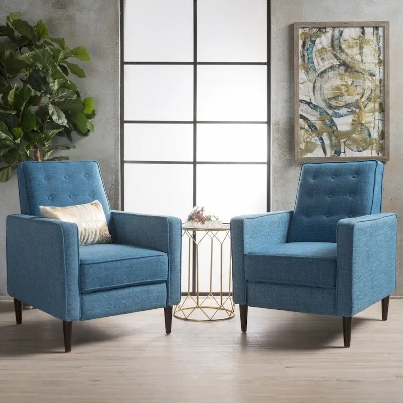 Fauteuil inclinable capitonné