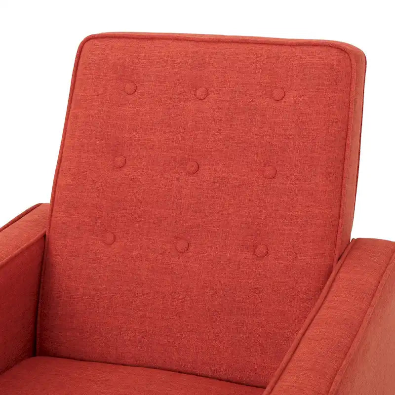 Fauteuil inclinable capitonné
