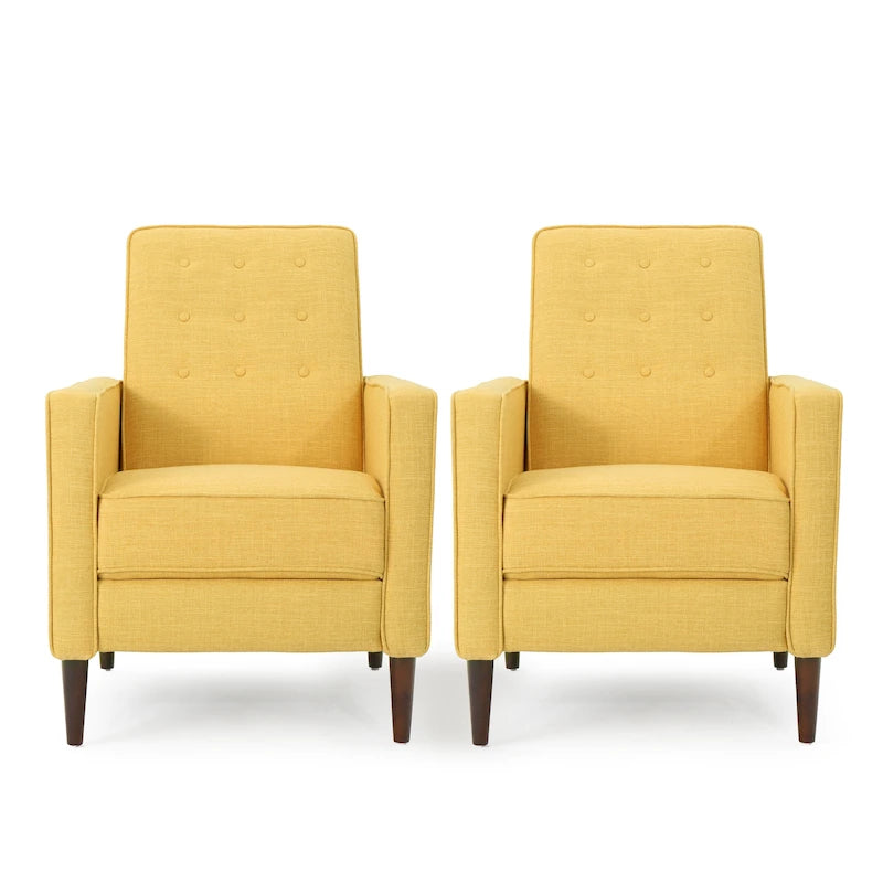 Fauteuil inclinable capitonné