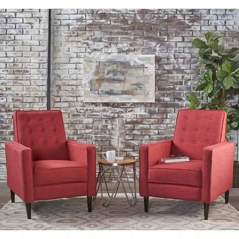 Fauteuil inclinable capitonné