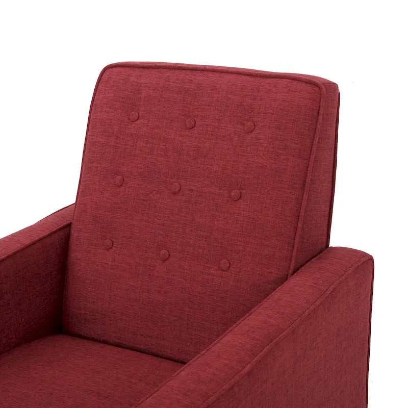 Fauteuil inclinable capitonné