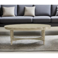 50  X 28  X 19  Antique White Coffee Table