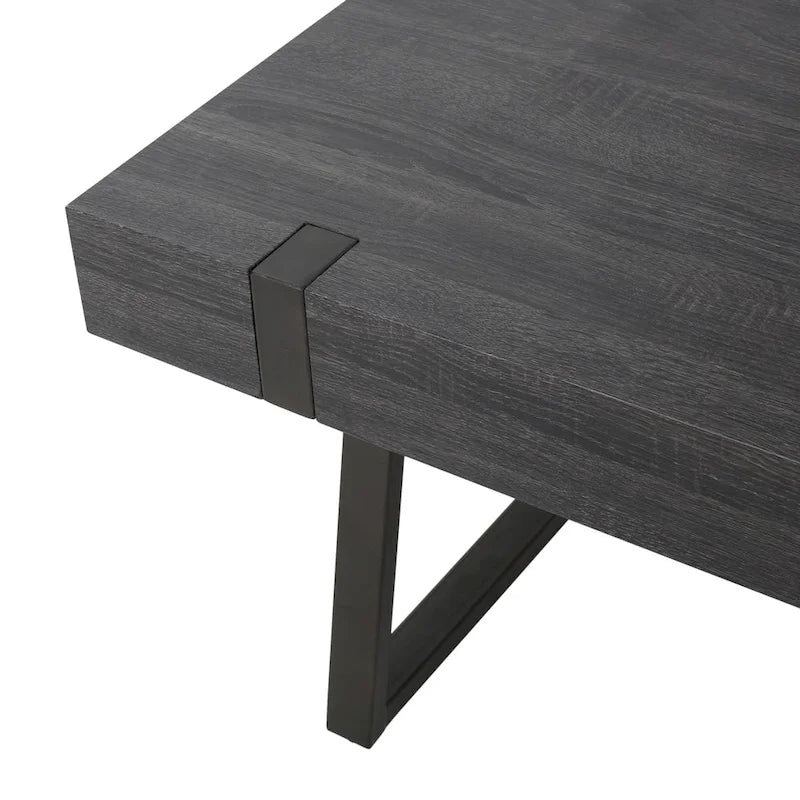 Table basse imitation bois — 43,25 po L x 23,60 po l x 16,75 po H