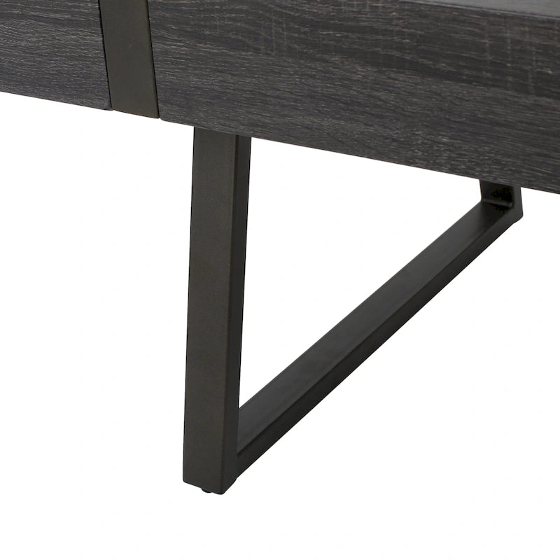 Table basse imitation bois — 43,25 po L x 23,60 po l x 16,75 po H