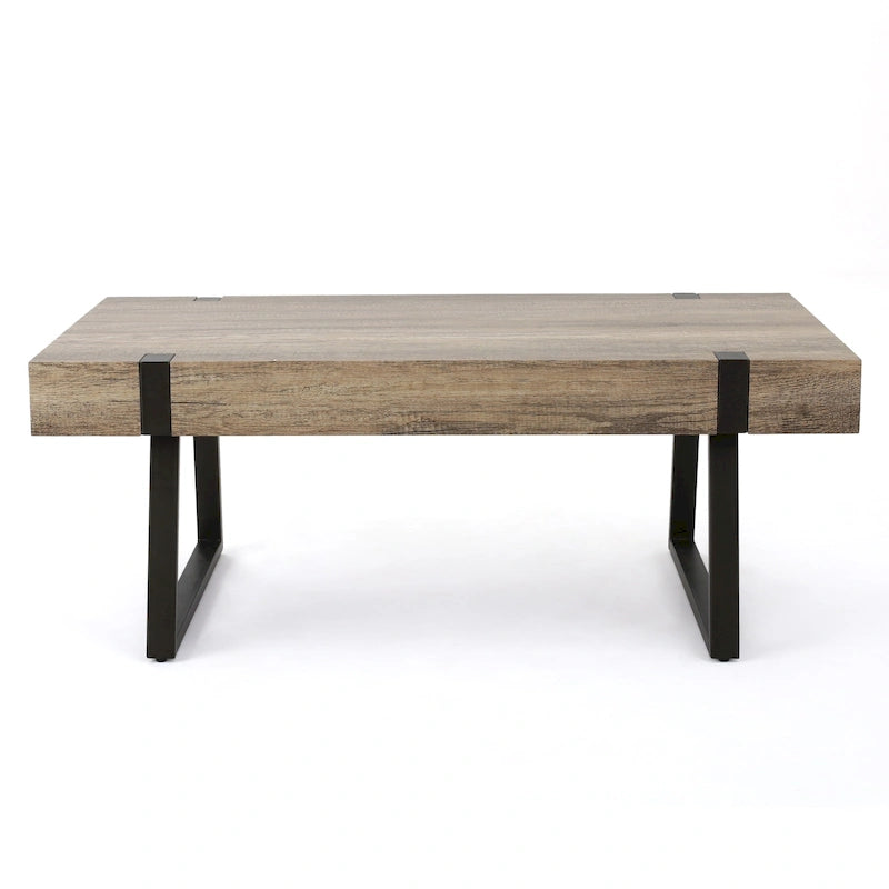 Table basse imitation bois — 43,25 po L x 23,60 po l x 16,75 po H