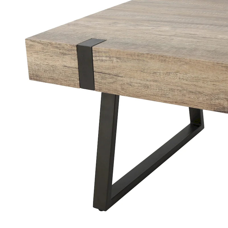 Table basse imitation bois — 43,25 po L x 23,60 po l x 16,75 po H