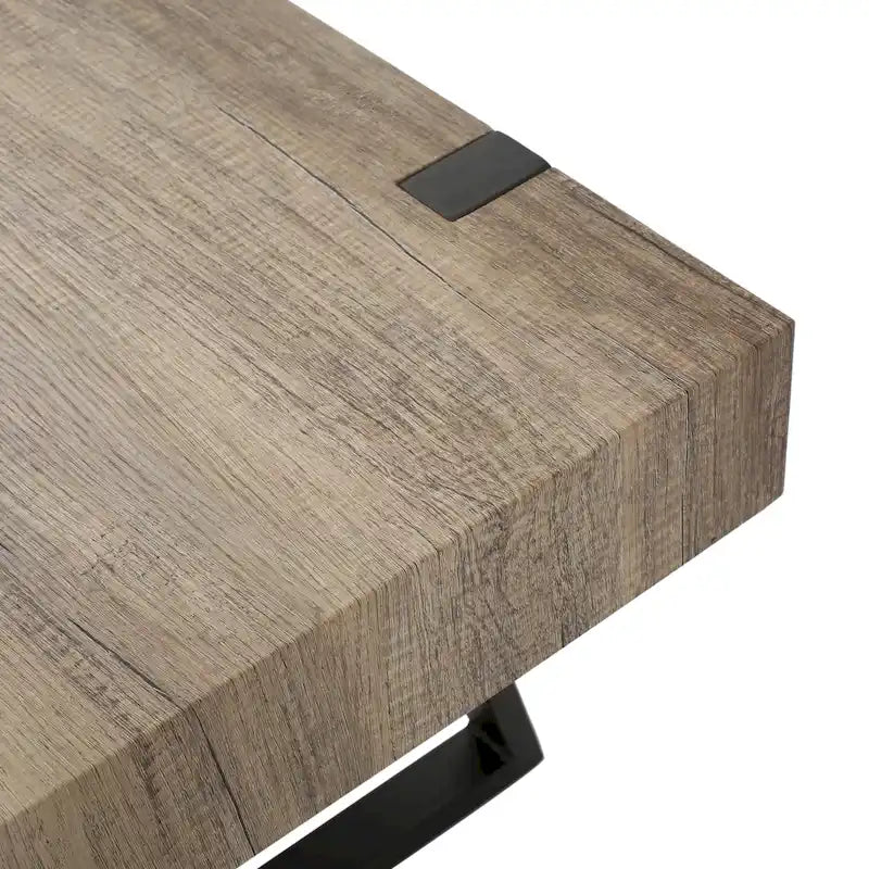 Table basse imitation bois — 43,25 po L x 23,60 po l x 16,75 po H