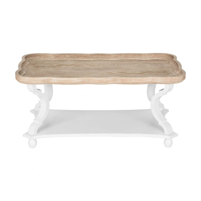 Table basse rustique de style campagnard