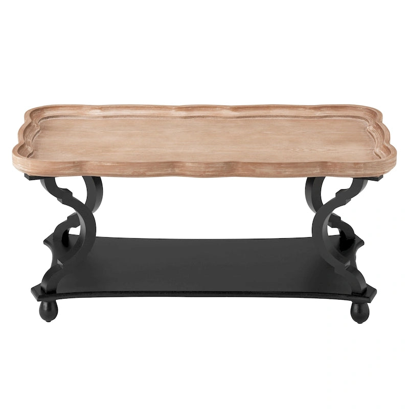 Table basse rustique de style campagnard