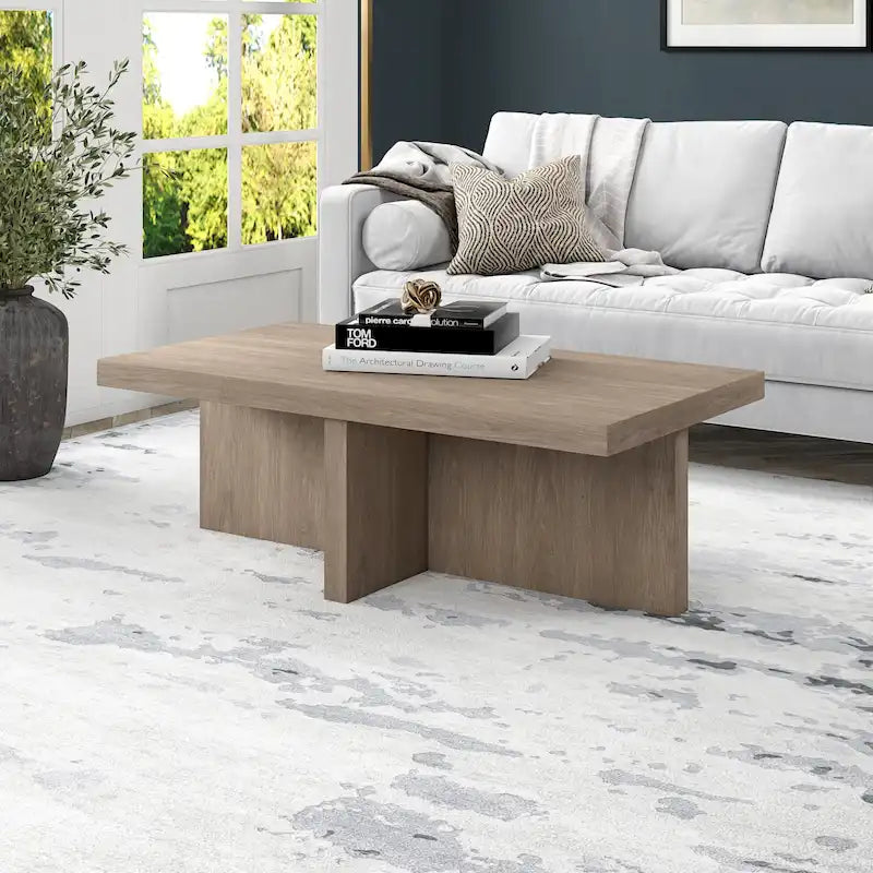 44 Table basse rectangulaire large