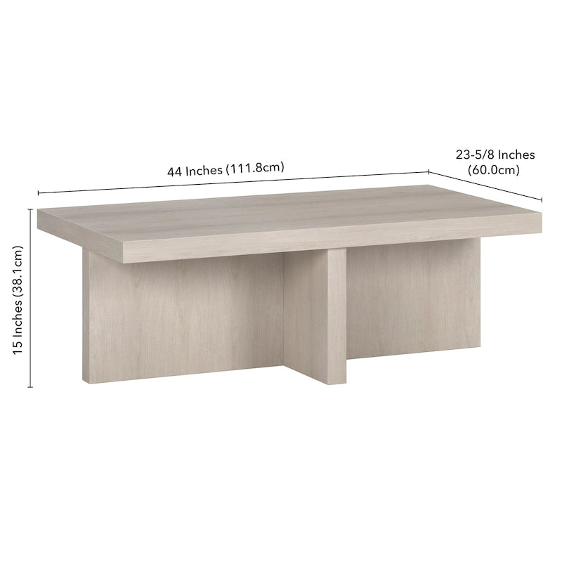 44 Table basse rectangulaire large