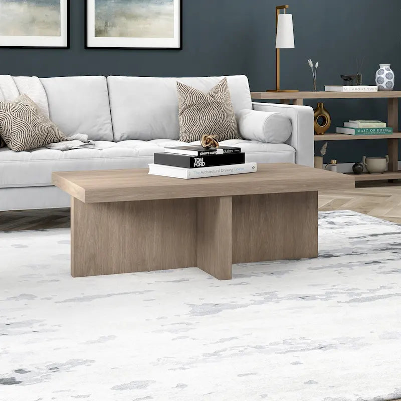 44 Table basse rectangulaire large