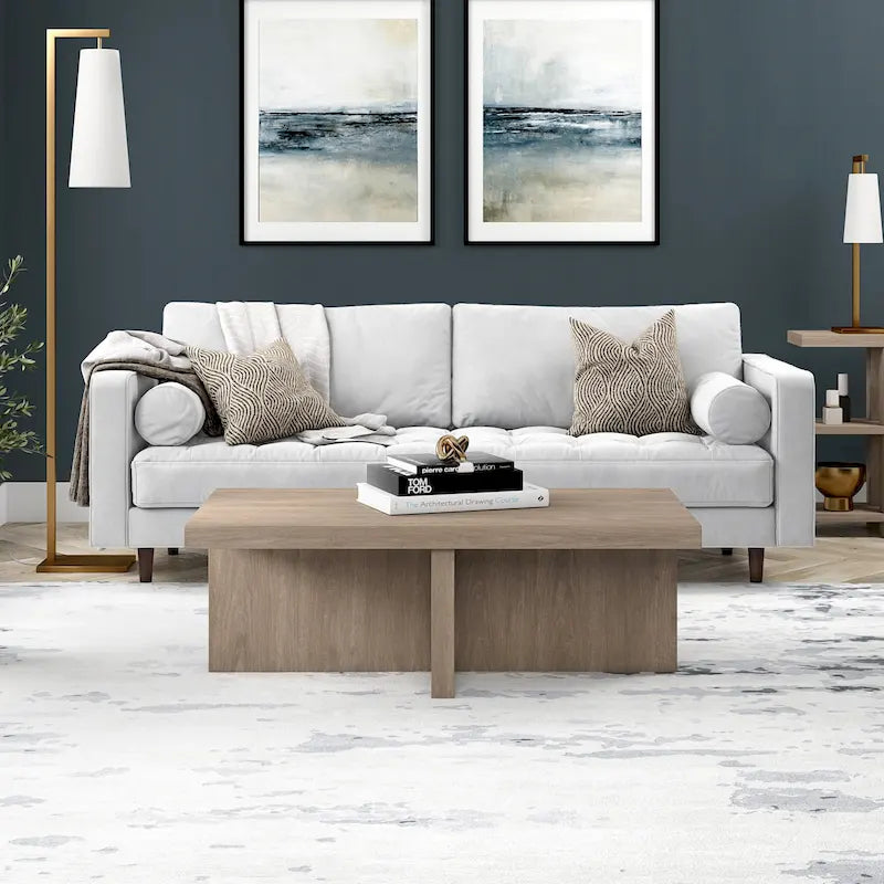 44 Table basse rectangulaire large