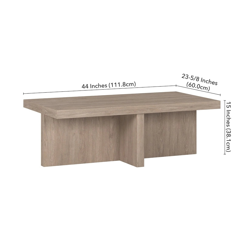 44 Table basse rectangulaire large