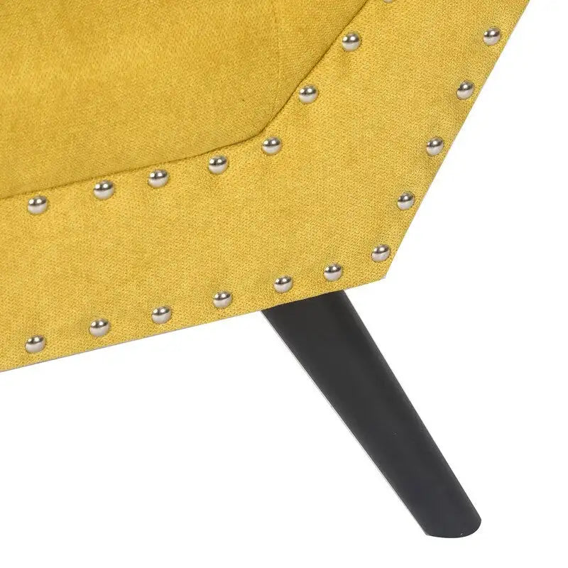 Banc de lit d'appoint contemporain rembourré en tissu et ottoman moderne