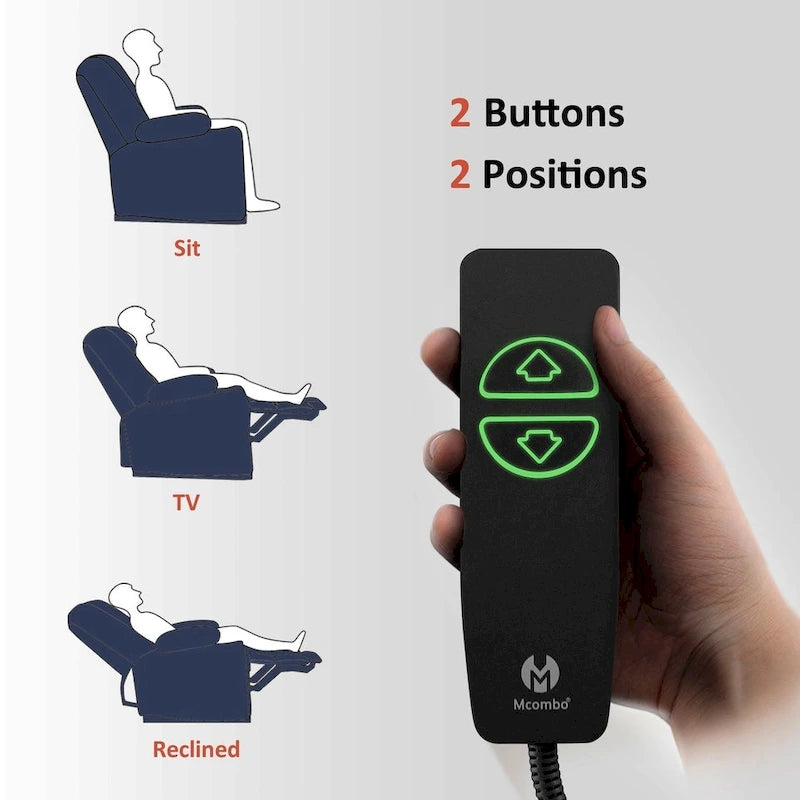 Fauteuil inclinable électrique massant et chauffant