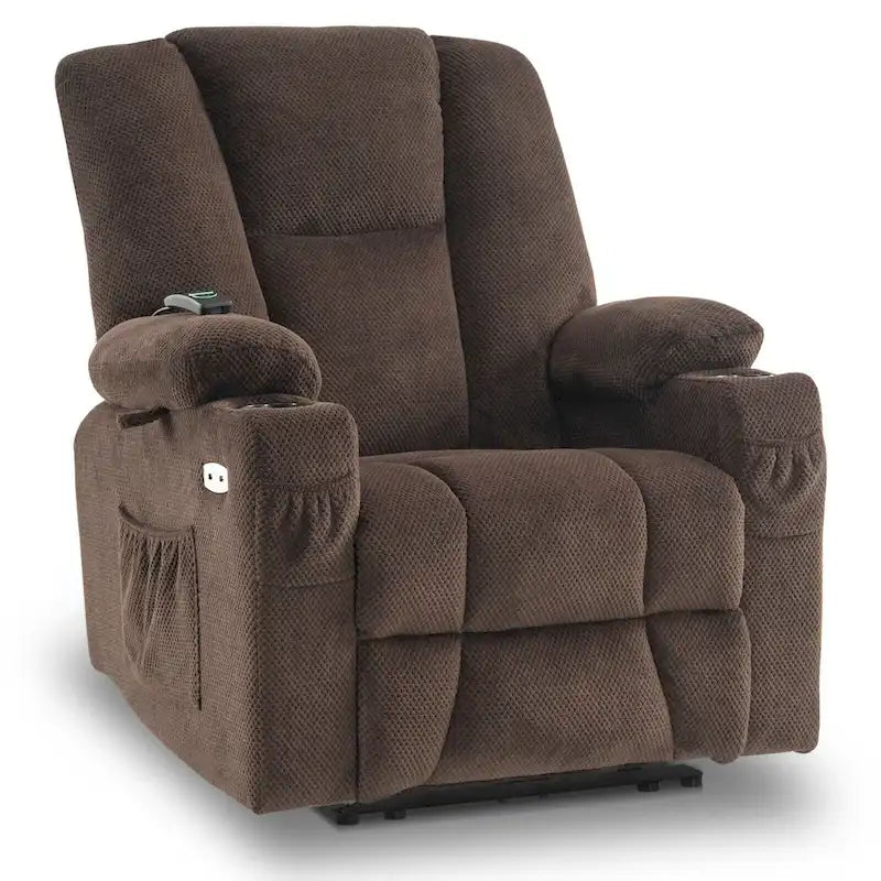 Fauteuil inclinable électrique massant et chauffant