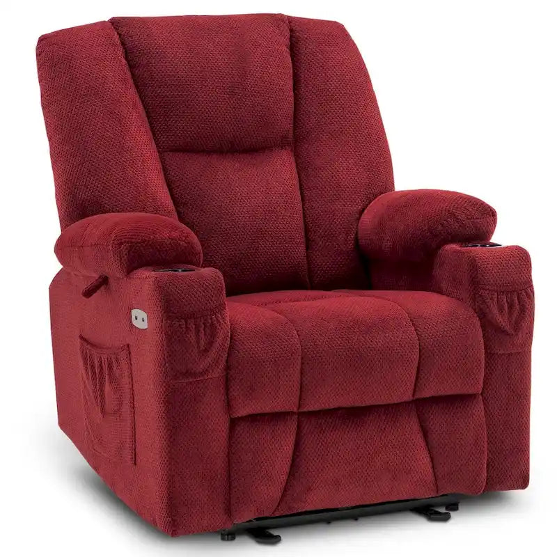 Fauteuil inclinable électrique massant et chauffant