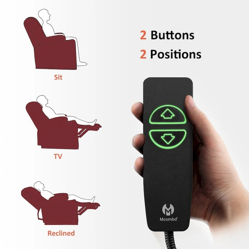 Fauteuil inclinable électrique massant et chauffant