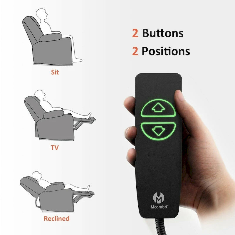 Fauteuil inclinable électrique massant et chauffant
