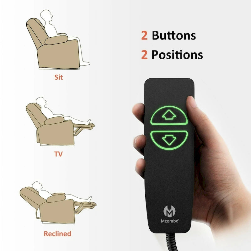 Fauteuil inclinable électrique massant et chauffant