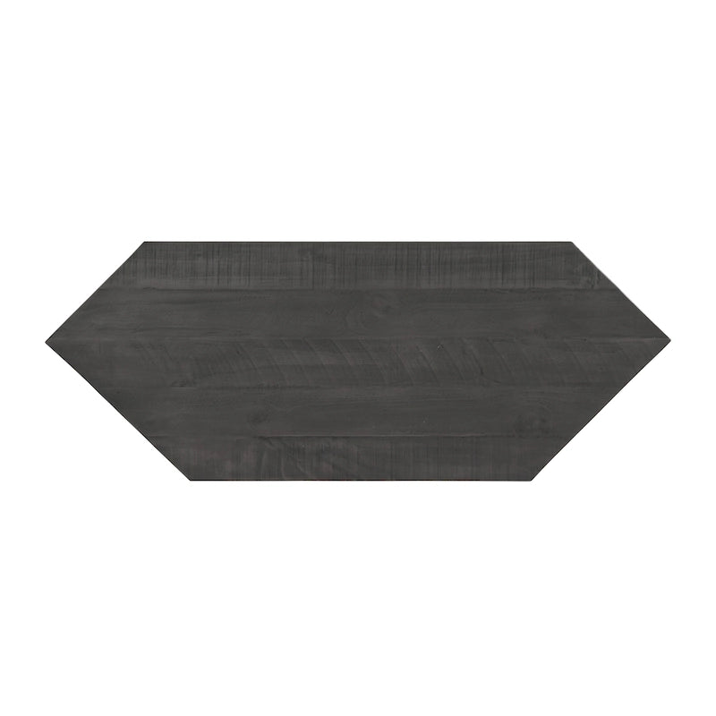 Meuble TV d'angle en bois massif de 50 pouces