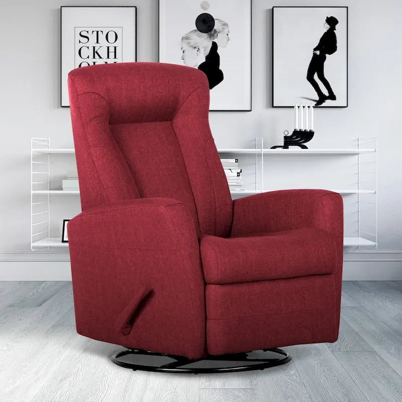 Fauteuil planeur inclinable Fauteuil à bascule inclinable Fauteuil inclinable pivotant Fauteuil d'appoint