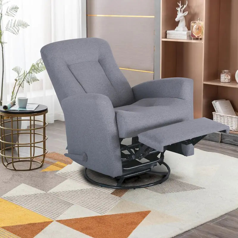 Fauteuil planeur inclinable Fauteuil à bascule inclinable Fauteuil inclinable pivotant Fauteuil d'appoint