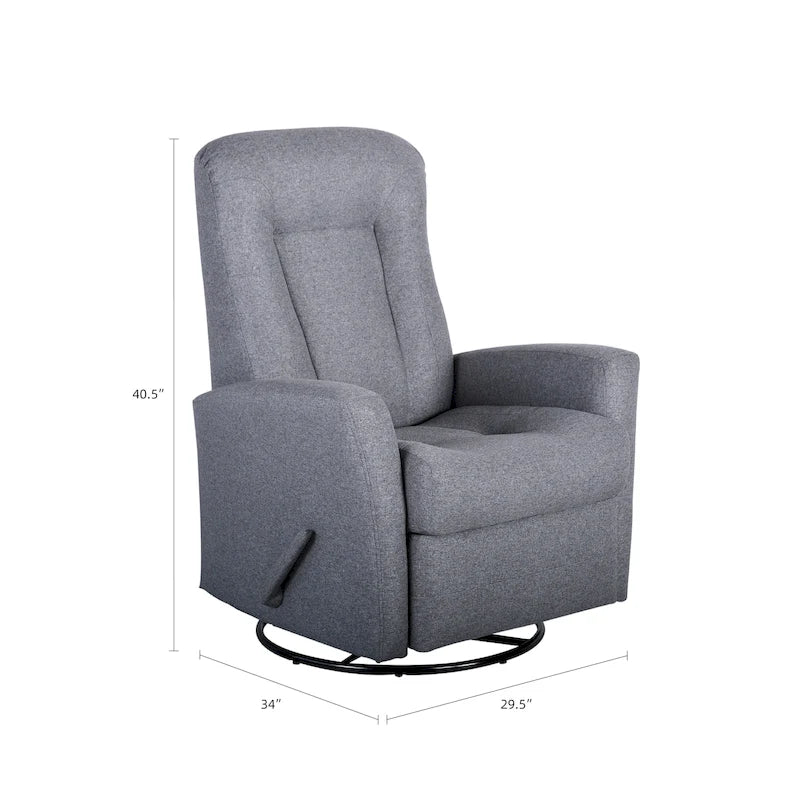 Fauteuil planeur inclinable Fauteuil à bascule inclinable Fauteuil inclinable pivotant Fauteuil d'appoint
