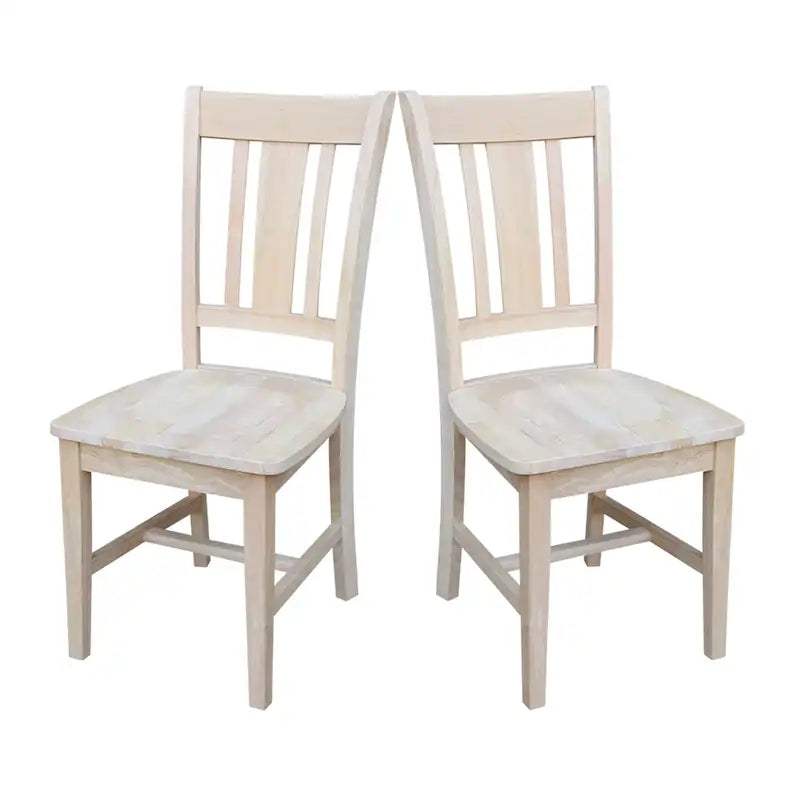 Chaises avec dossiers — un lot de deux