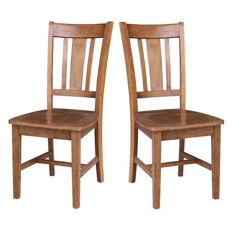 Chaises avec dossiers — un lot de deux