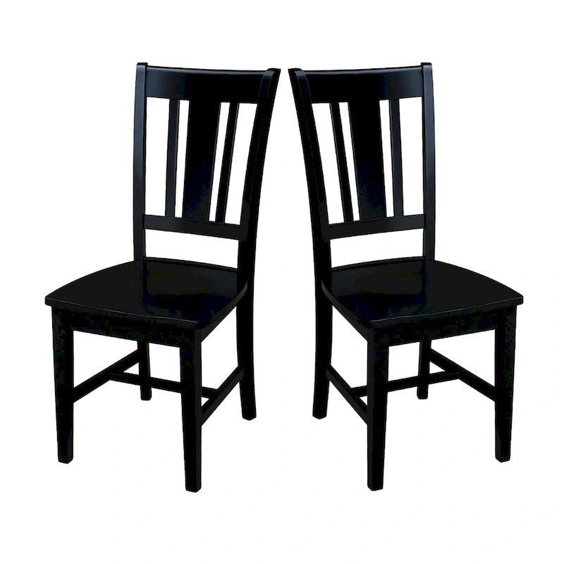 Chaises avec dossiers — un lot de deux