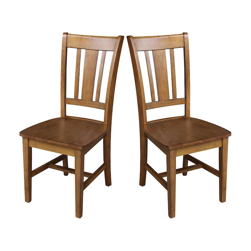 Chaises avec dossiers — un lot de deux