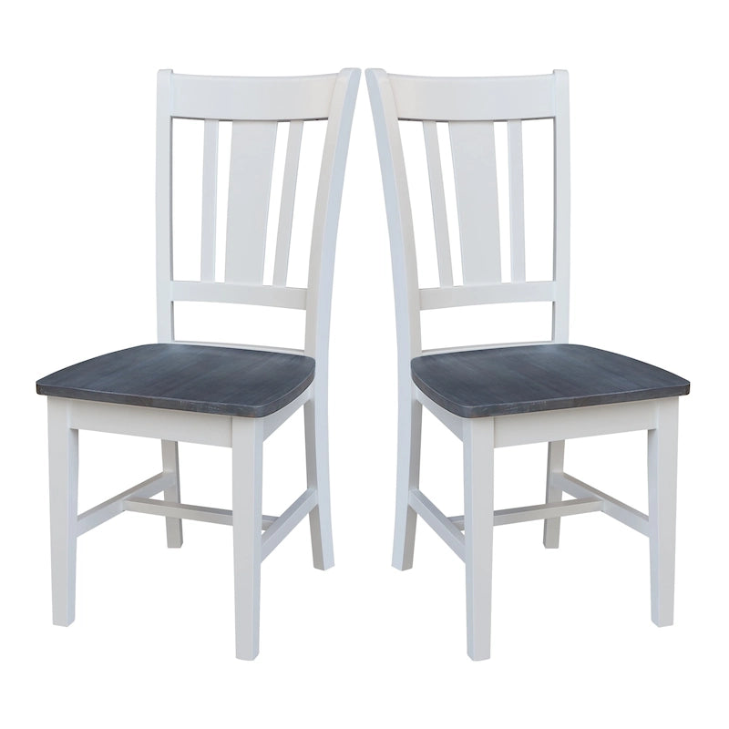 Chaises avec dossiers — un lot de deux