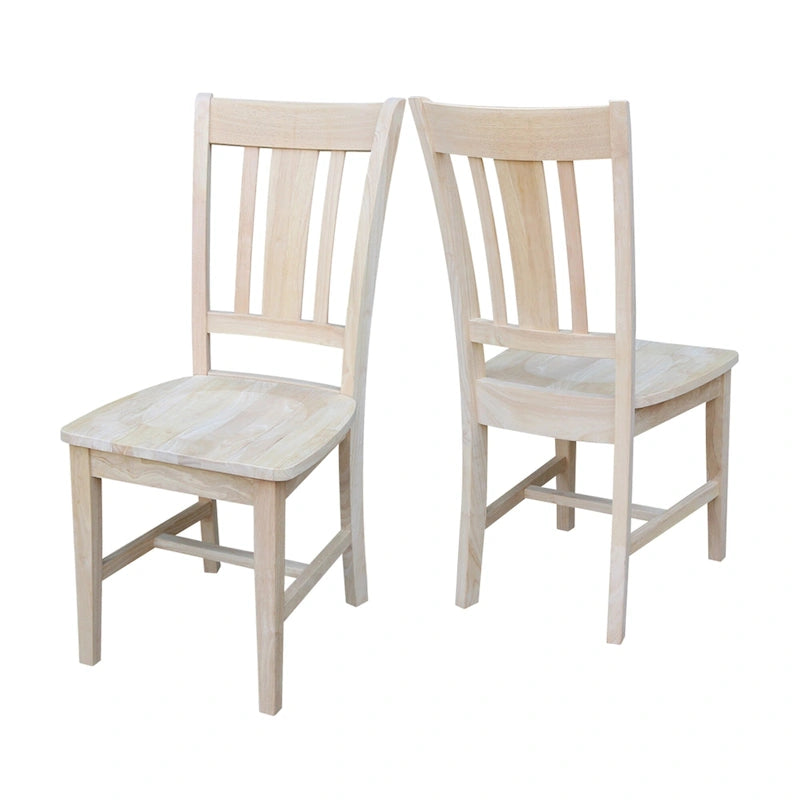 Chaises avec dossiers — un lot de deux