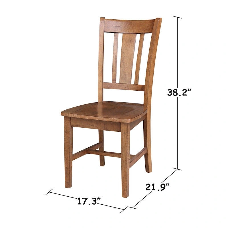 Chaises avec dossiers — un lot de deux