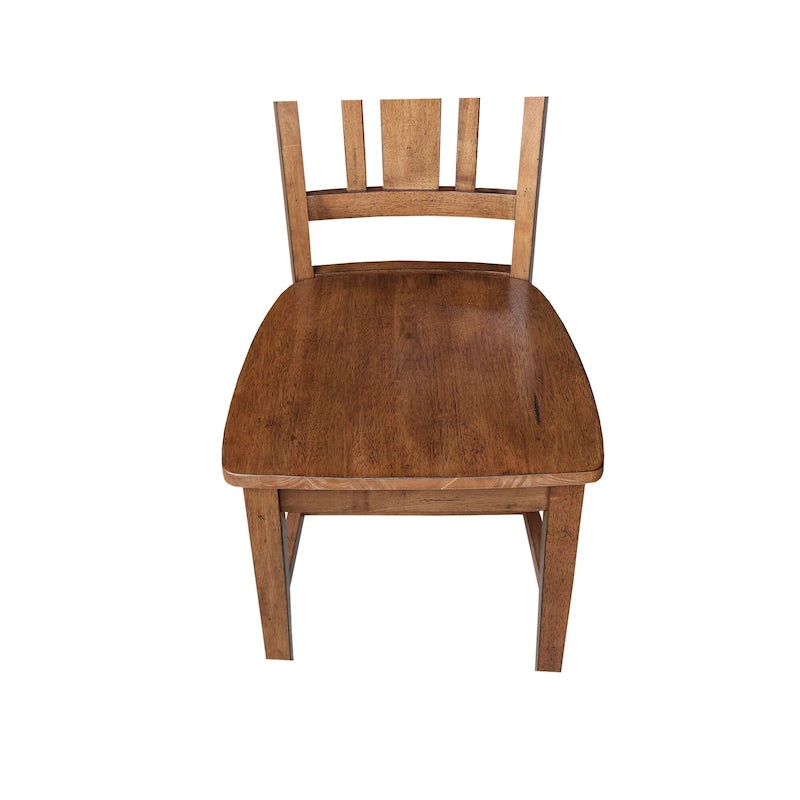 Chaises avec dossiers — un lot de deux