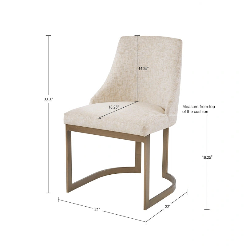 Lot de 2 chaises de salle à manger