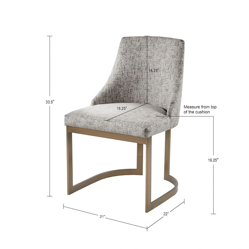Lot de 2 chaises de salle à manger