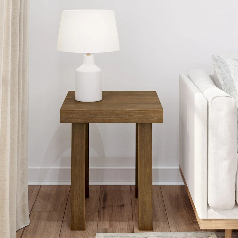 Table d'appoint carrée classique