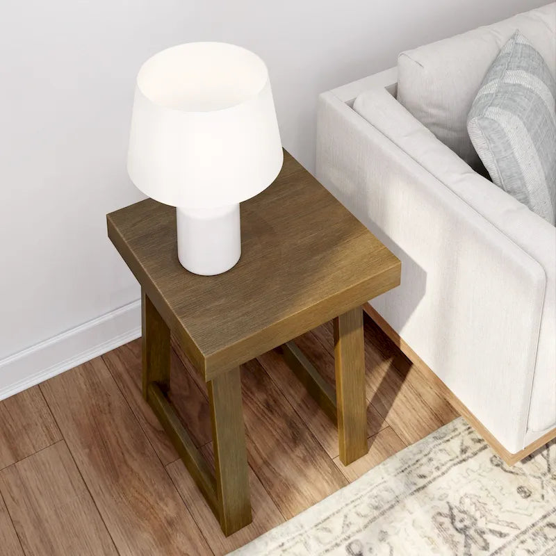 Table d'appoint carrée classique