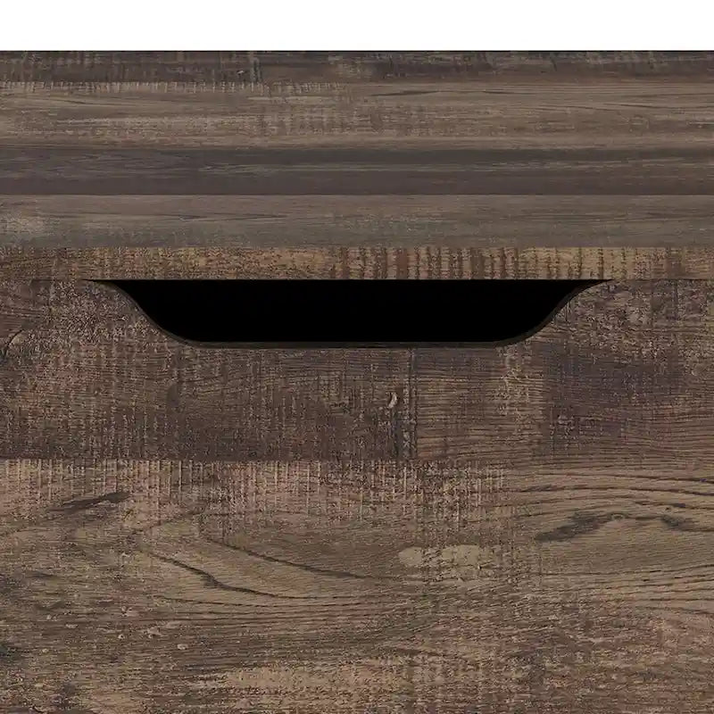 Table basse relevable à niveau unique, style rustique, 47 po