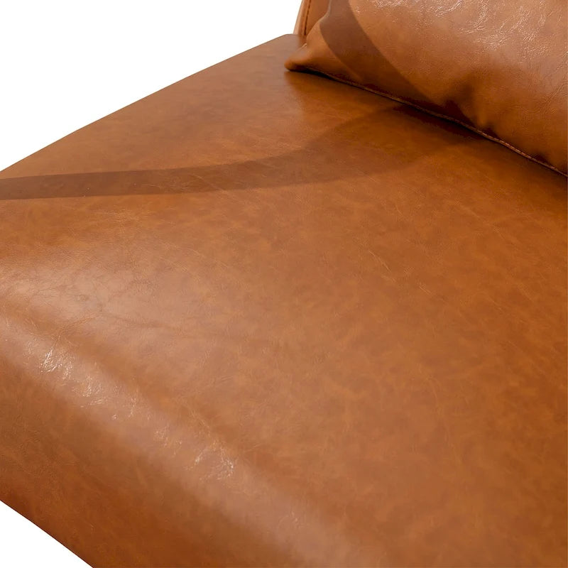 Fauteuil d'appoint moderne en bois massif pour salon